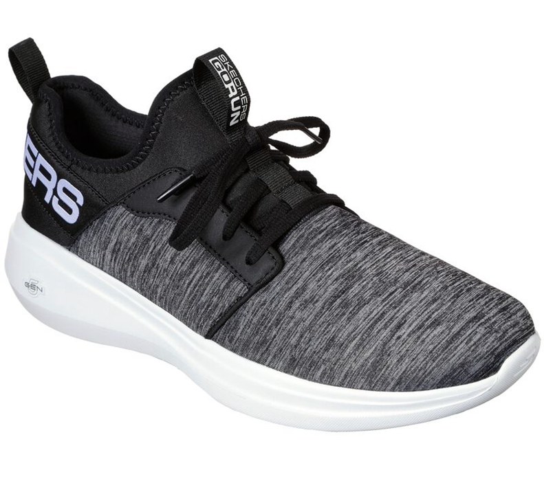 Skechers Herr Svarta/Vita Slip On - Gorun Fast - Alulight - Sverige (AIXDG-0312)